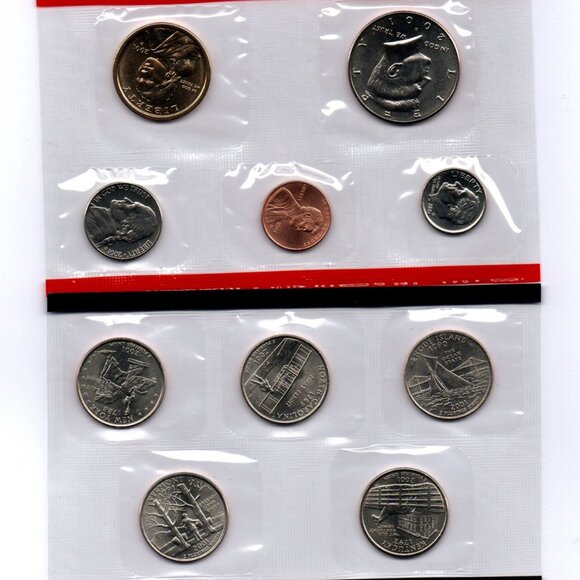 2001 P&D Uncirculated Set... 20 Coins... In Original US Mint Packaging - Picture 2 of 3